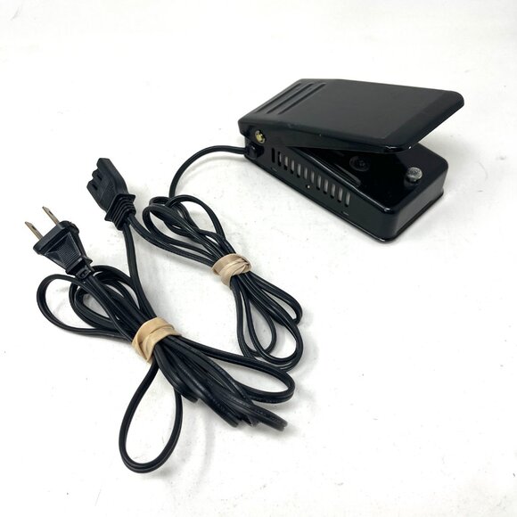 Matsushita 3C-135B 3 Pin Black Metal Sewing Machine Foot Speed Control Pedal - Picture 1 of 5